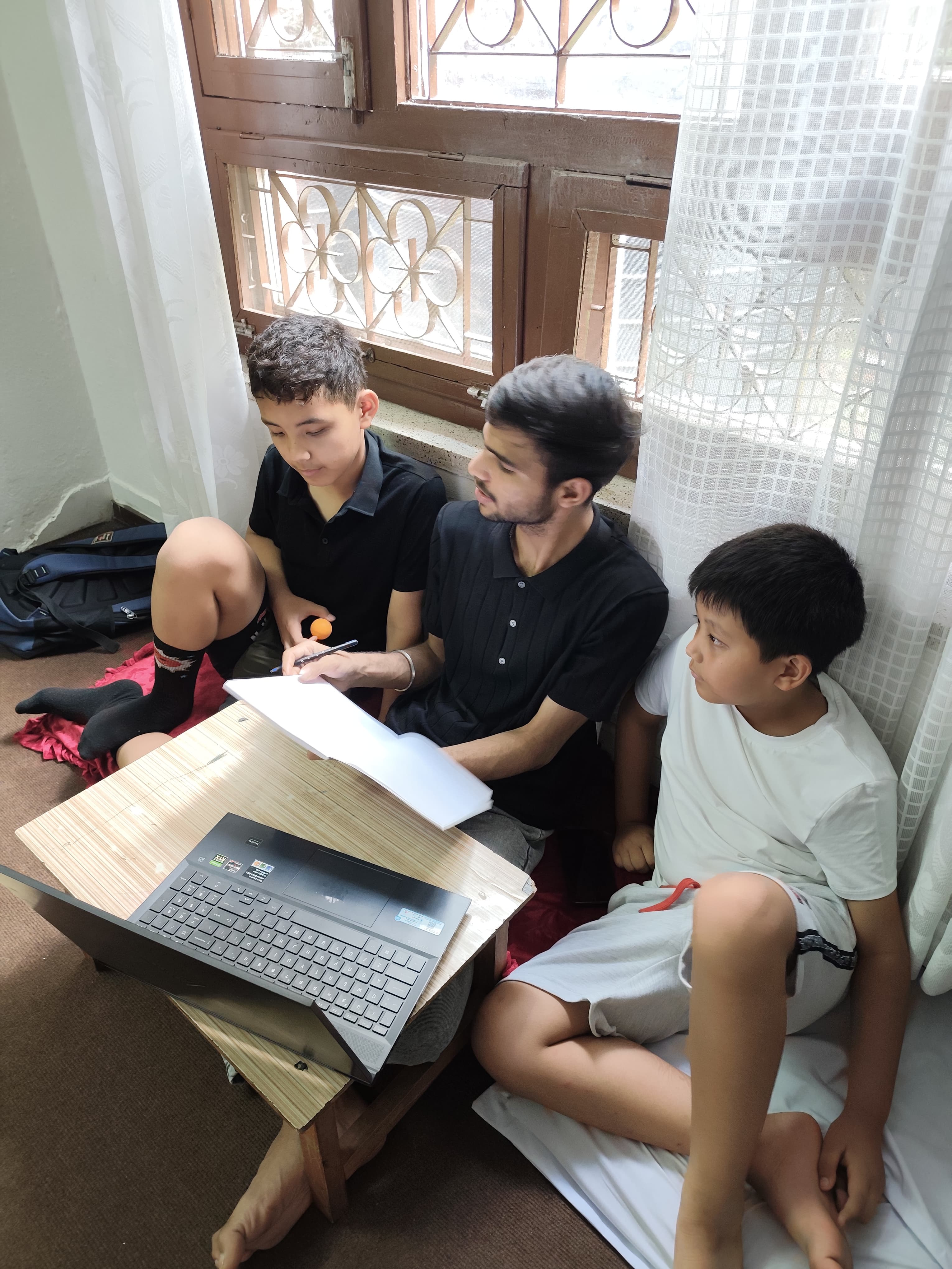 Children learning in a safe environment